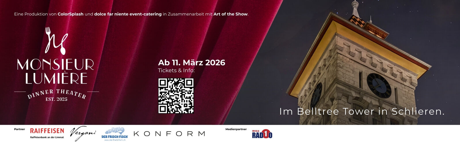 Monsieur Lumière Dinner Theater - ab März 2026